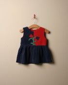 Image of c. 1980s tulip cord dress