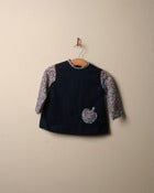 Image of c. 1970s apple applique tunic