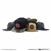 Image of Filter017 LOGO LEATHER LABEL SNAPBACK CAP 