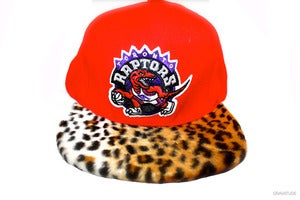 Image of Raptors Cheetah Snapback