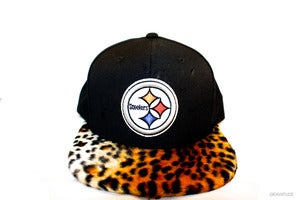 Image of Steelers Cheetah Snapback