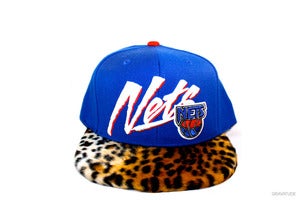 Image of Nets Cheetah Snapback