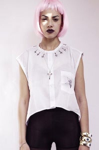 Image of Ivory Jar Siamese Twins Crop Top NEVER WORN