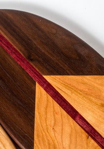 Image of 16" Cutting Board, Cherry / Walnut / Purpleheart