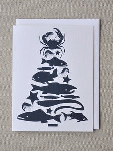 Image of Fish Tree Note Card
