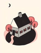 Image of House - Greetings Card