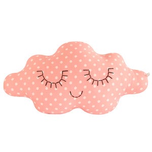 Image of Coussin nuage Rose tendre