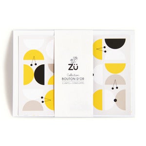 Image of Lot de 2 cartes postales "Boutons d'Or"
