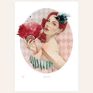 Image of 'Gorgeous' print by Ëlodie