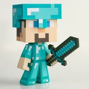 Image of MAD x MINECRAFT DIAMOND STEVE? Figure.