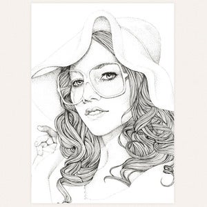 Image of 'Zippora' original drawing by Ëlodie