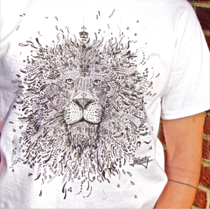 Image of Infinity Life Lion Tee - White