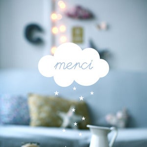 Image of Carte postale "NUAGE merci" PHOTO