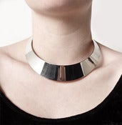 Image of Metal Collar Neck Piece.