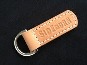 Image of Sideburn leather key fobs