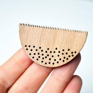 Image of modern bloom brooch
