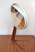 Image of Vintage Durlston Designs vanity table mirror, by Owen Thomas circa 1967