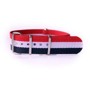 Image of Nato Strap Red/White/Blue