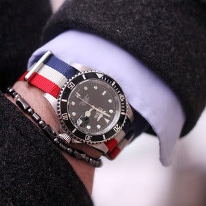 Image of Nato Strap Red/White/Blue
