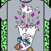 Image of The exploding head Keshirt in Grey