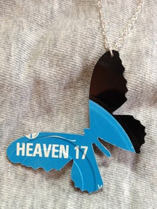 Image of Vinyl record necklace Butterfly Heaven 17