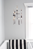 Image of The Leather Triangle Mobile in Gigi *limited edition 