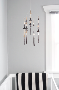 Image of The Leather Triangle Mobile in Gigi *limited edition
