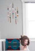 Image of The Leather Triangle Mobile in Atticus