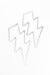 Image of lightning bolt earrings
