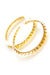 Image of studded hoop earrings