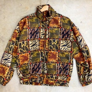 Image of ANIMAL PRINT WINDBREAKER 