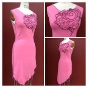 Image of Sleeveless chi-chek dress