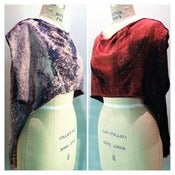 Image of Shredded asymmetrical crop top