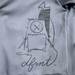Image of SPOOL HOODIE . gray . black . white