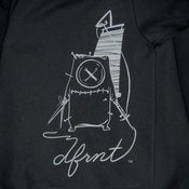 Image of SPOOL HOODIE . black . gray . white