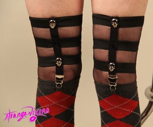 Image of Sexy Skull Sock Garters