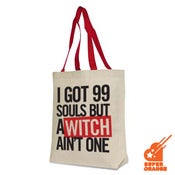 Image of anime tote bag - I got 99 souls but a witch aint one