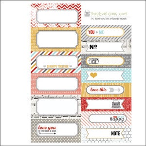 Image of love you lots snipsnip labels