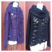 Image of deconstructed up-cycled sweater