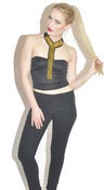 Image of Contemporary Spike Collar Halter Top