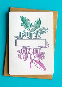 Image of Put a blank on it