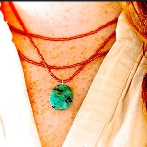 Image of Turquoise Pendant Necklace