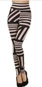 Image of High waist stiped leggings