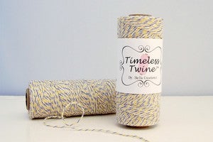 Image of Cape Cod Yellow and Gray Bakers Twine by Timeless Twine