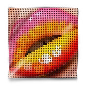 Image of NEW! Silk Scarf - KISS -------- 100% Silk  --------     Limited Edition