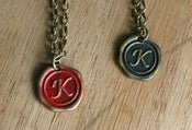 Image of K-O Alphabet Initial Necklace 