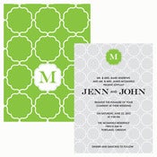 Image of Modern Hot Mama Invitation Wedding Suite