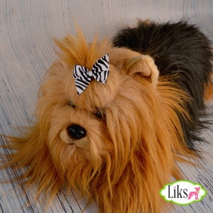 Image of Zebra Pinwheel Barrette
