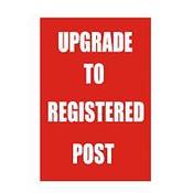 Image of Registered Post Upgrade for International Post