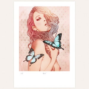 Image of 'Blue' print by Ëlodie